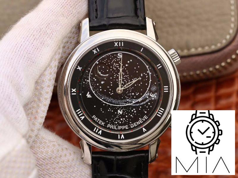 Patek Philippe Grand Complications Sky Moon Celestial 5102G TW Factory Black Dial