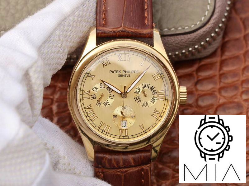 Patek Philippe Annual Calendar 5035J Gold Dial