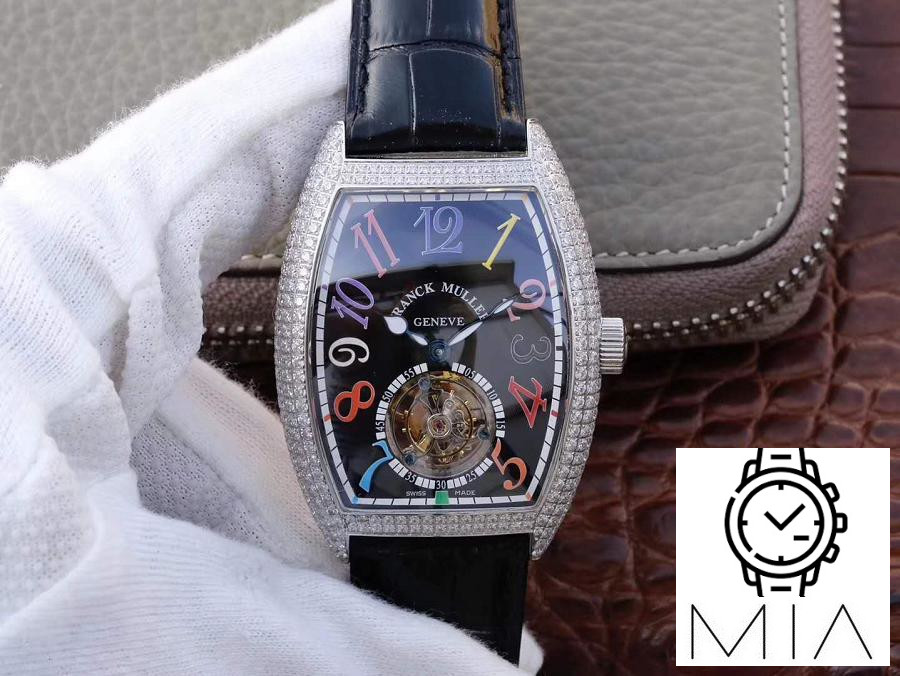 Franck Muller Crazy Color Dreams Tourbillon 8880 Black Dial