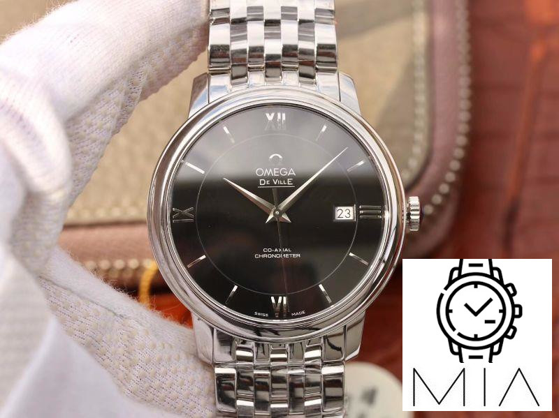 Omega De Ville Prestige 424.10.37.20.01.001 MKS Factory Black Dial