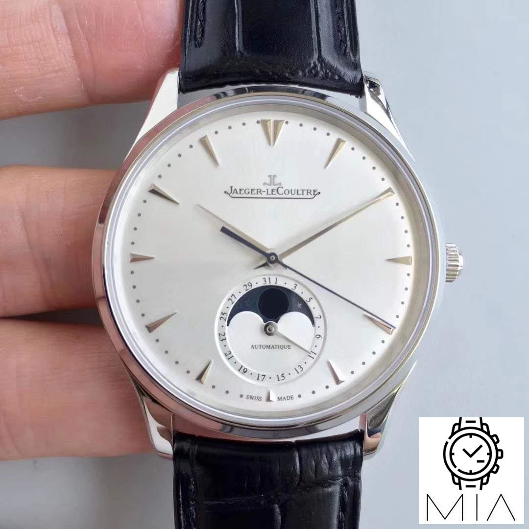 Jaeger-LeCoultre Master Ultra Thin Moon 1368420 ZF Factory Silver Dial