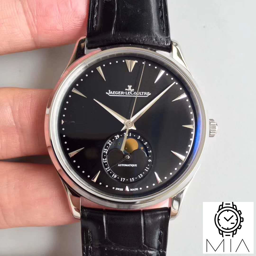 Jaeger-LeCoultre Master Ultra Thin Moon 1368470 ZF Factory Black Dial