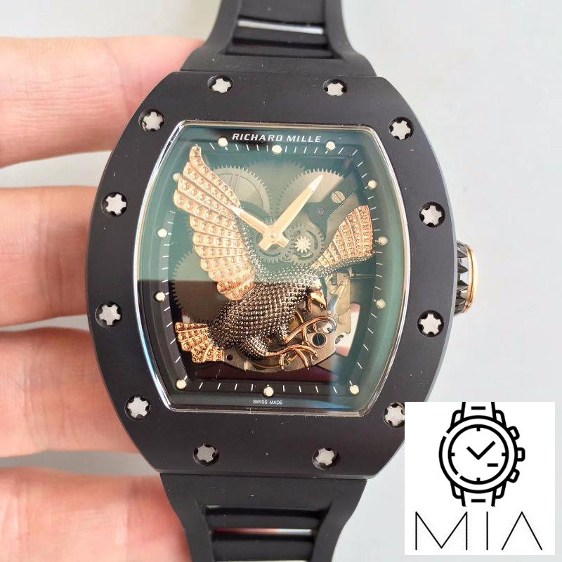 Richard Mille RM023 Rose Gold Eagle Skeleton Dial