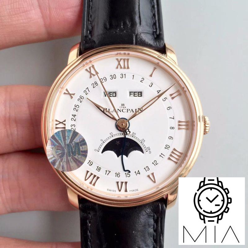 Blancpain Villeret 6654-3642-55B OM Factory White Dial