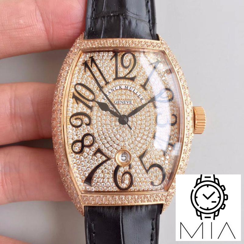 Franck Muller 8880 SC DT Rose Gold Diamonds Dial