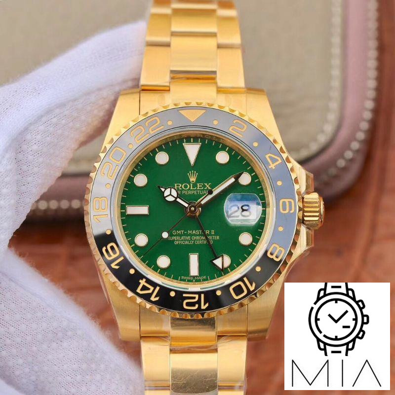 Rolex GMT Master II 116718LN EW Factory Green Dial