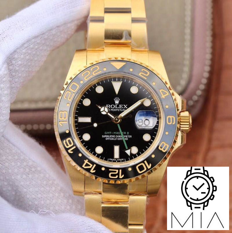 Rolex GMT Master II 116718 EW Factory Black Dial