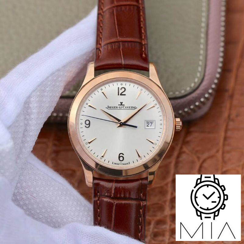 Jaeger LeCoultre Master Control Date Q1542520 ZF Factory 18K Rose Gold White Dial