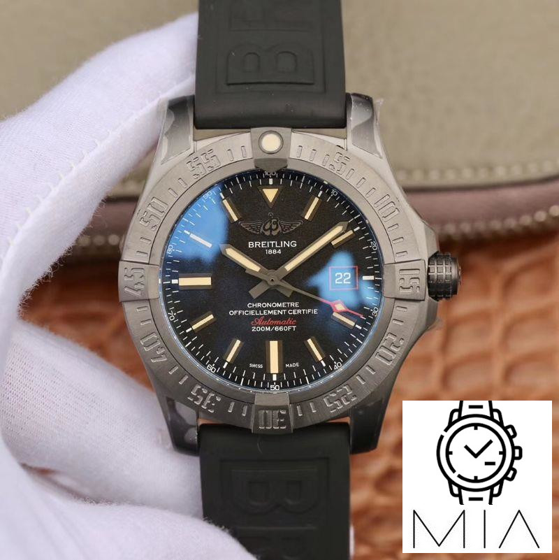 Breitling Avenger Blackbird 44mm V173311 GF Factory V4 Black Dial