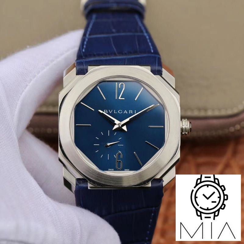 Bvlgari Octo Finissimo Extra Thin Automatic 103035 Blue Dial