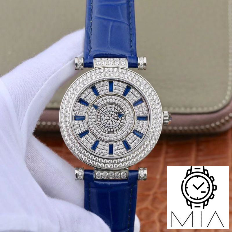 Franck Muller Double Mystery DM42D2RCD GS Factory White Gold Diamond Dial