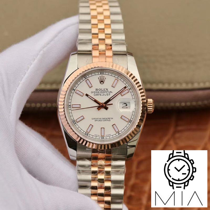Rolex Datejust 126233 36mm GM Factory White Luminous Scale Dial