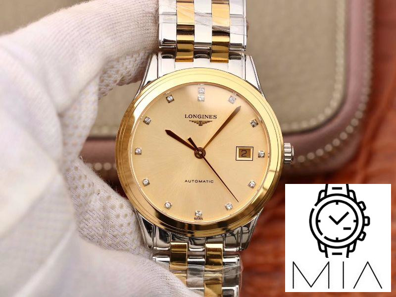 Longines Flagship L4.874.3.37.7 YC Factory Gold Dial