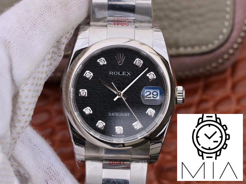 Rolex Datejust 116200 36mm DJ Factory Black Dial