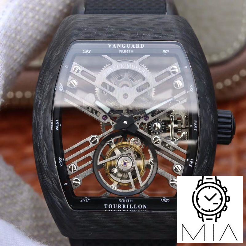 Franck Muller Vanguard Skeleton V45 T SQT Tourbillon Skeleton Dial