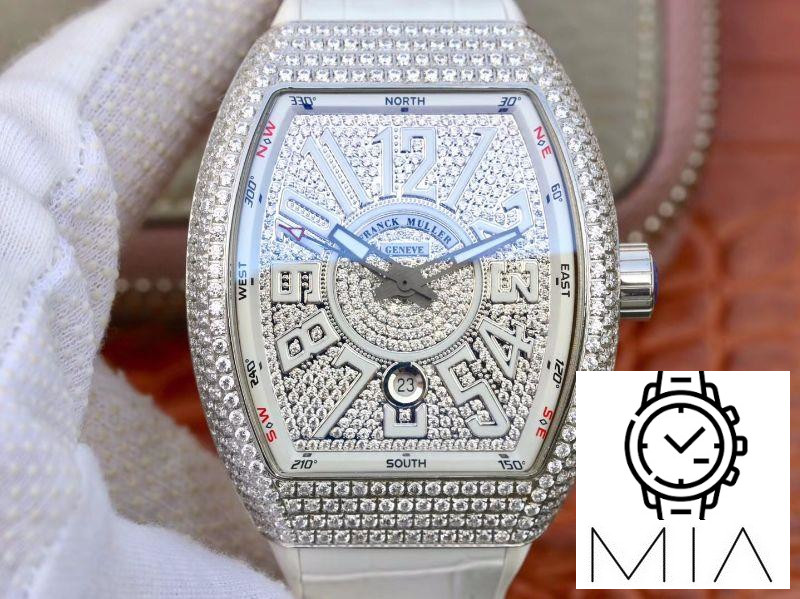 Franck Muller Vanguard V45.SC.DT.D.NBR.CD.5N.NR Diamond Dial