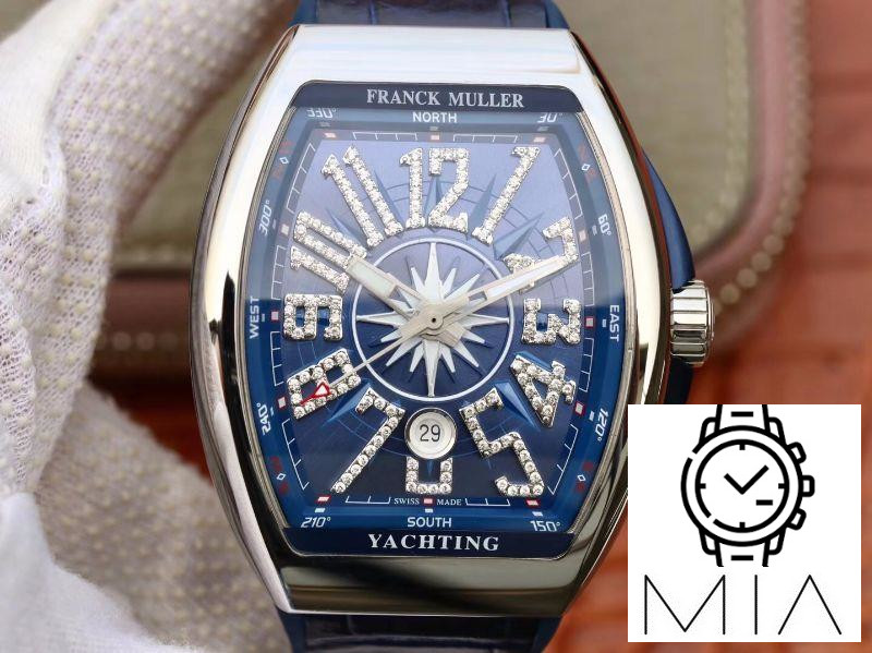 Franck Muller Vanguard V45 45MM Blue Dial