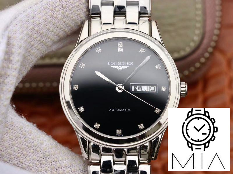 Longines Flagship Double Calendar L4.899.4.12.6 GK Factory Black Dial