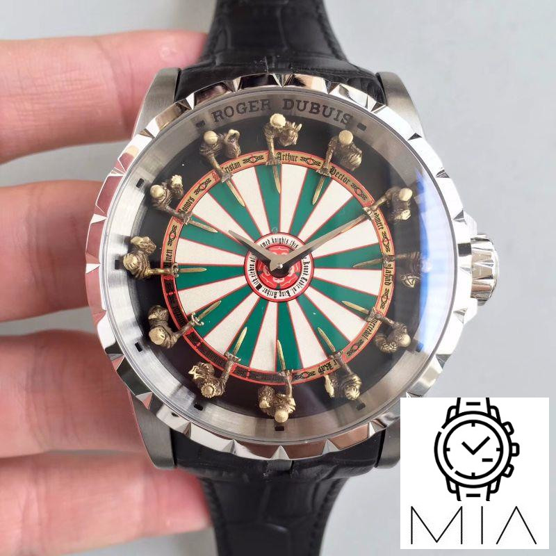 Roger Dubuis Excalibur RDDBEX0398 Green White Table Dial