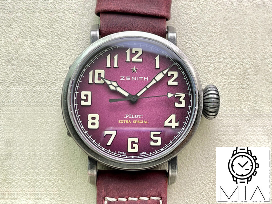 Zenith Pilot Type 20 Extra Special Ton Up 45MM 11.2430.679.21.C801 XF Factory Purple Dial