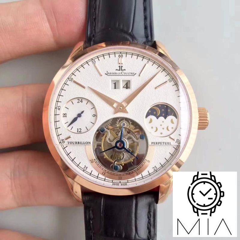 Jaeger-LeCoultre Master Grande Tradition Tourbillon Rose Gold White Dial