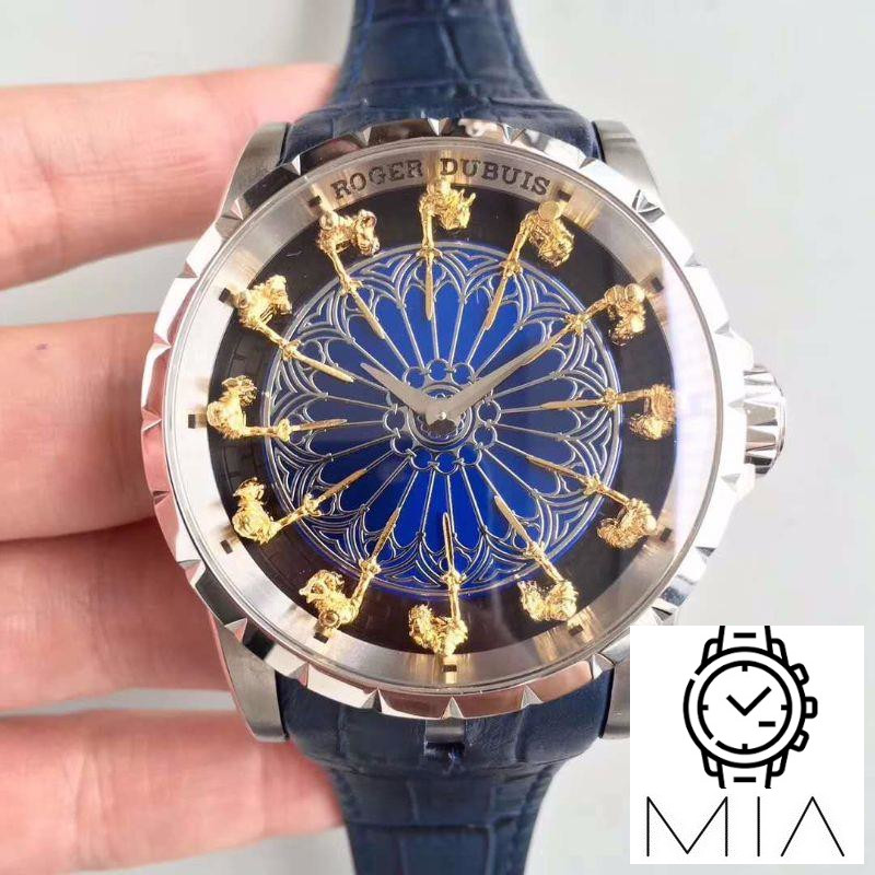 Roger Dubuis Excalibur Knights Of The Round Table II RDDBEX0495 Blue Dial