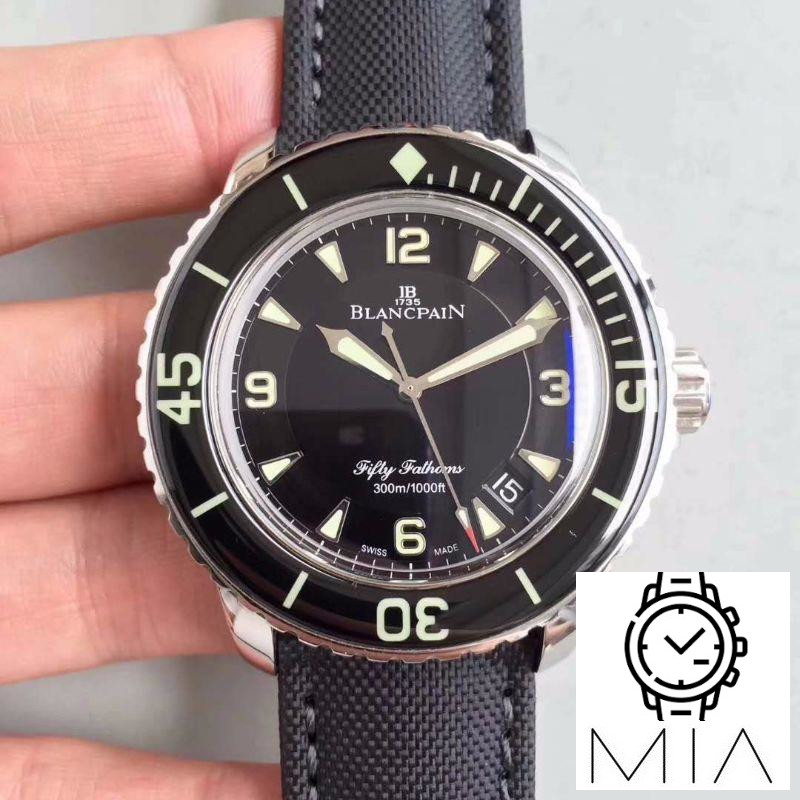 Blancpain Fifty Fathoms 5015-1130-52 ZF Factory Black Dial