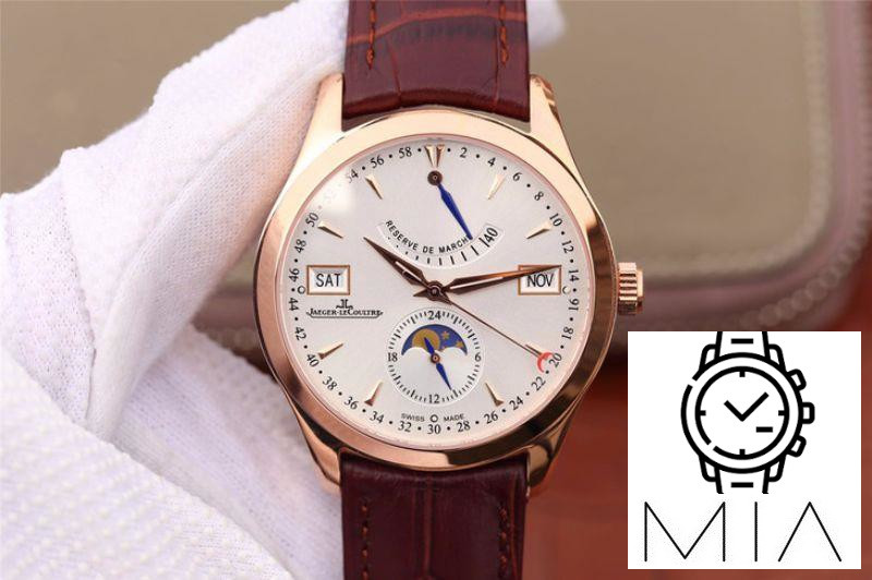 Jaeger-LeCoultre Master Calendar Q151242A Rose Gold Silver Dial