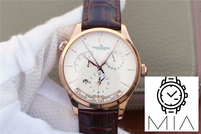 Jaeger-LeCoultre Master Calendar 1428421 Rose Gold White Dial