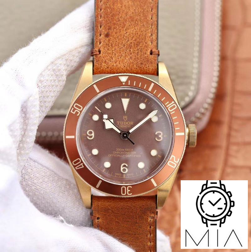 Tudor Heritage Black Bay Bronze 79250B XF Factory Brown Dial