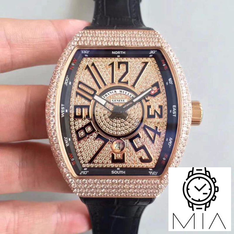 Franck Muller 8880 SC DT Rose Gold Diamond Dial