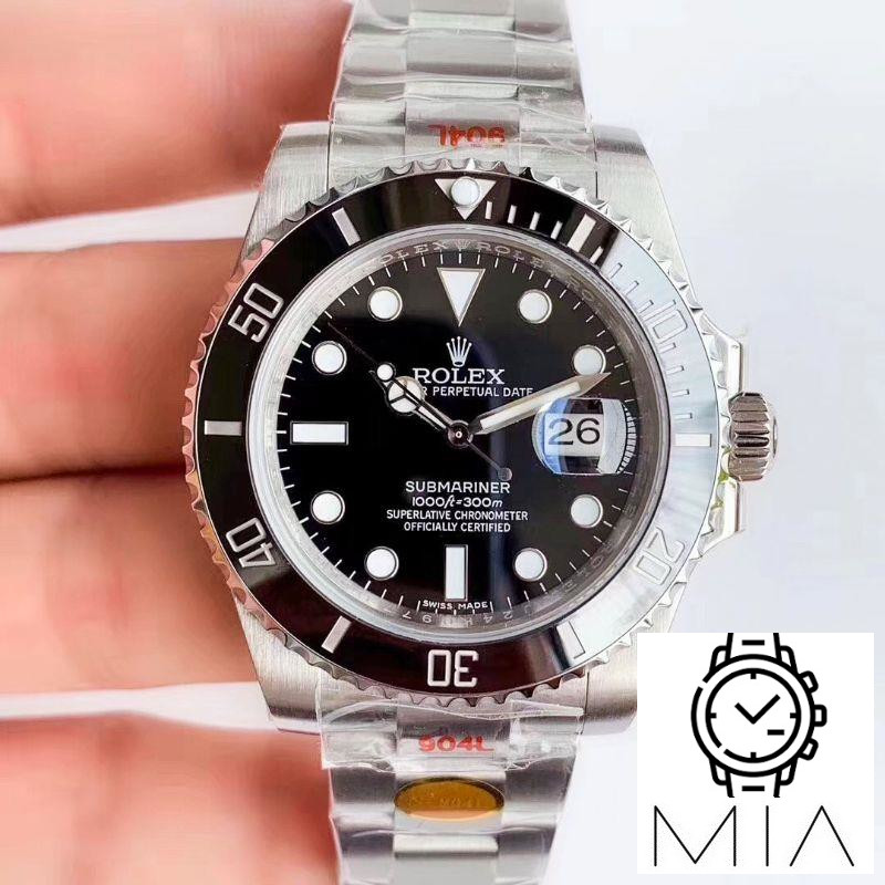 Rolex Submariner Date Oyster 40mm Oystersteel 116610LN Noob Factory V10 Black Dial Watch