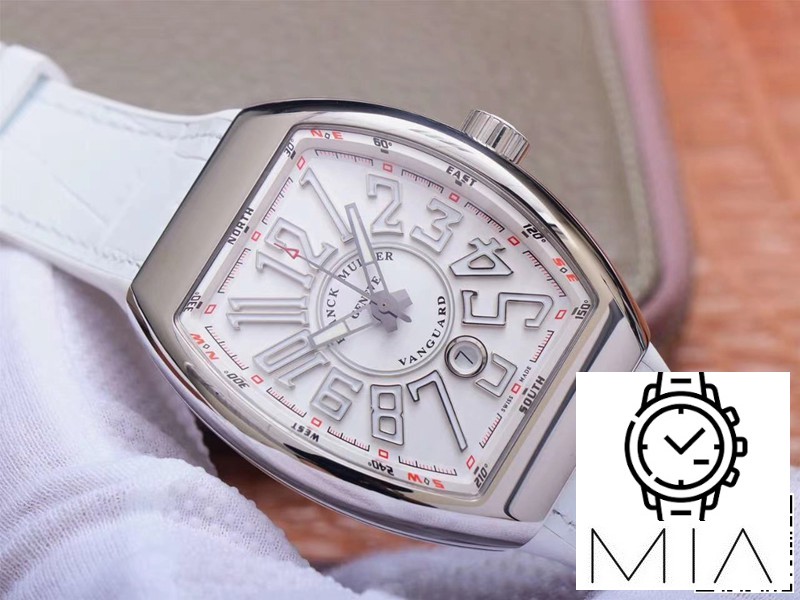 Franck Muller Vanguard V 45 SC DT 5N BC ZF Factory White Dial