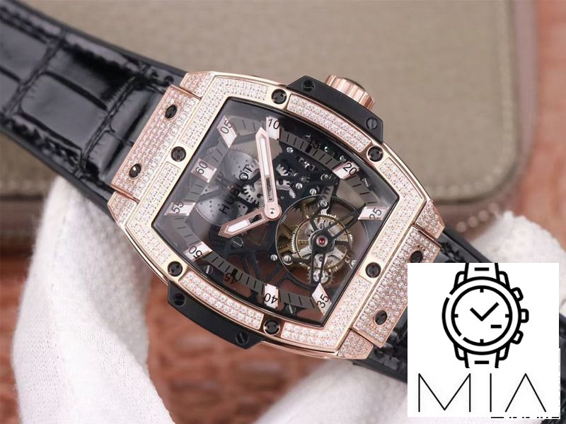 Hublot Masterpiece Tourbillon 906.OX.0123.VR.AES13 JB Factory Rose Gold Diamond