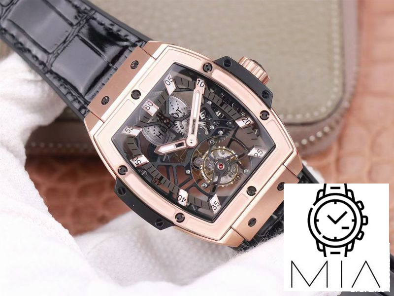 Hublot Masterpiece Tourbillon 906.OX.0123.VR.AES13 JB Factory Rose Gold White Hour