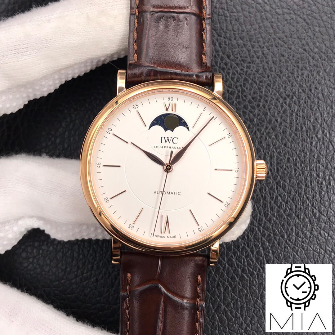 IWC Portofino Moon Phase IW459401 MKS Factory Brown Strap