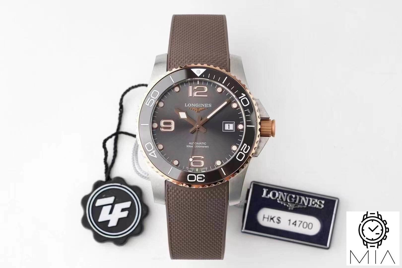 Longines Concas L3.781.3.78.9 ZF Factory Brown Strap