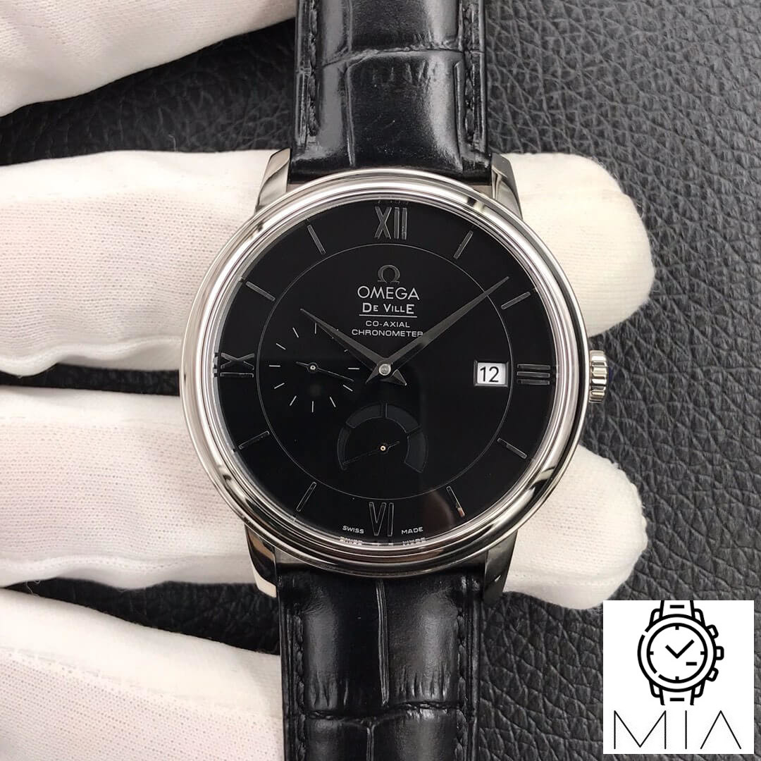 Omega De Ville 424.13.40.21.01.001 ZF Factory Black Strap