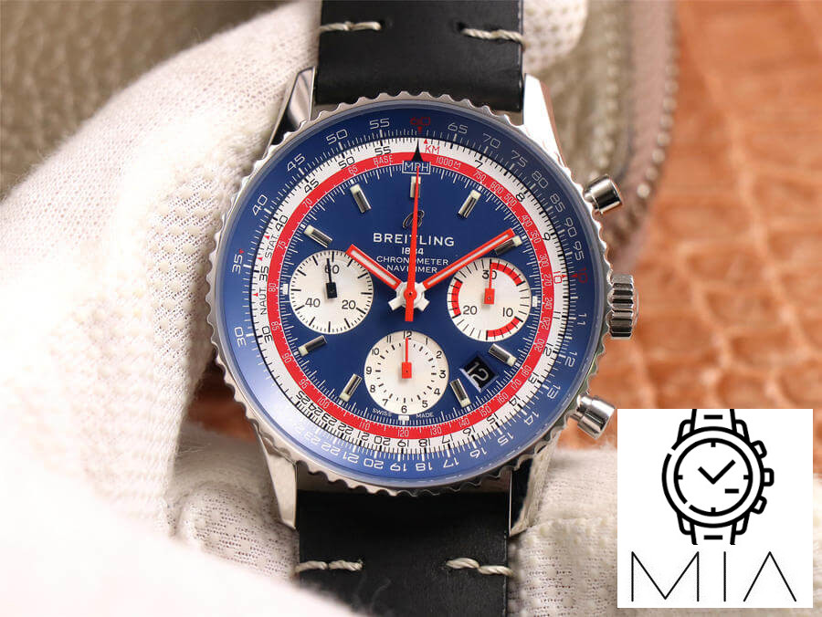 Breitling Navitimer AB01212B1C1A1 V9 Factory Black Strap