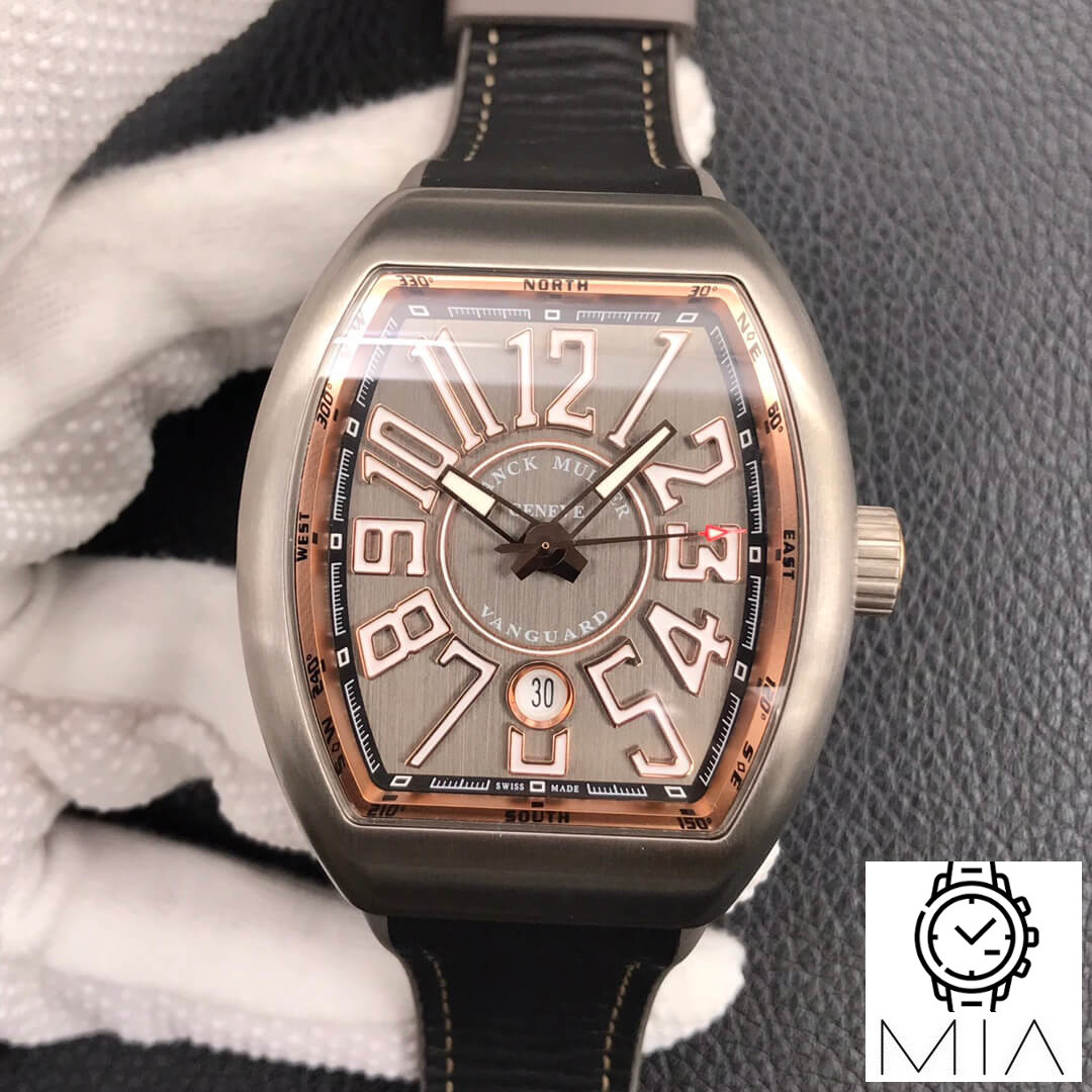 Franck Muller Vanguard V 45 SC DT TT BR 5N ZF Factory Grey Dial