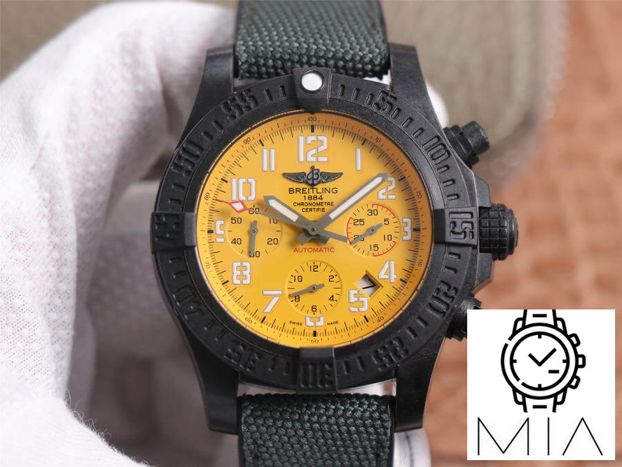Breitling Avenger Hurricane 12H XB0180E41I1W1 GF Factory Yellow Dial