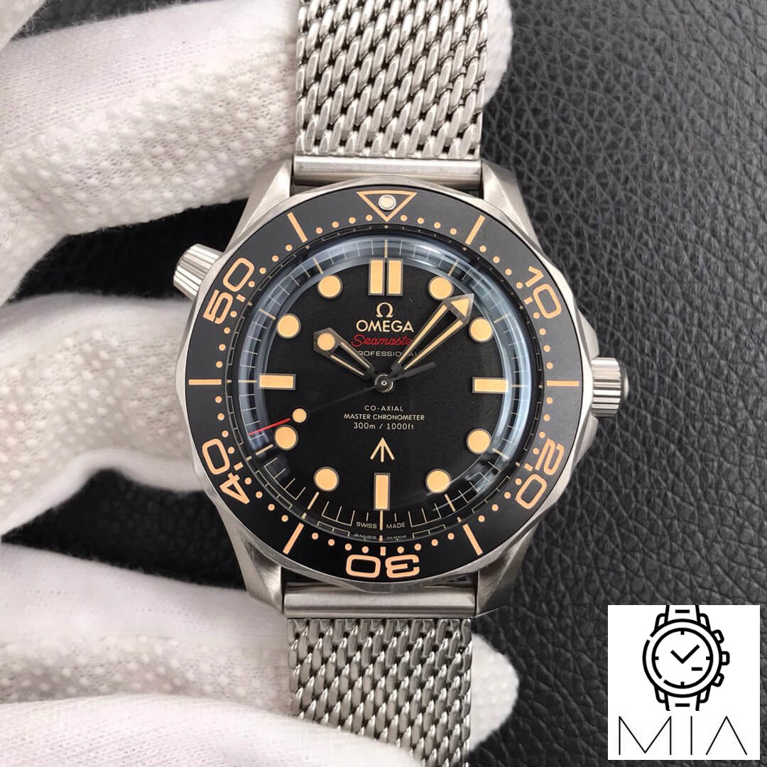 Omega Seamaster 210.90.42.20.01.001 James Bond 007 VS Factory Black Dial