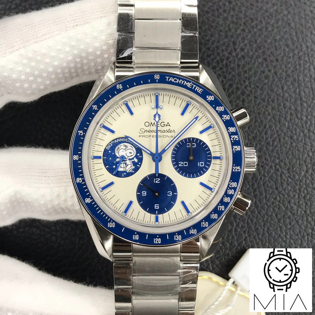 Omega Speedmaster Snoopy Award 310.32.42.50.02.001 OM Factory Stainless Steel Strap