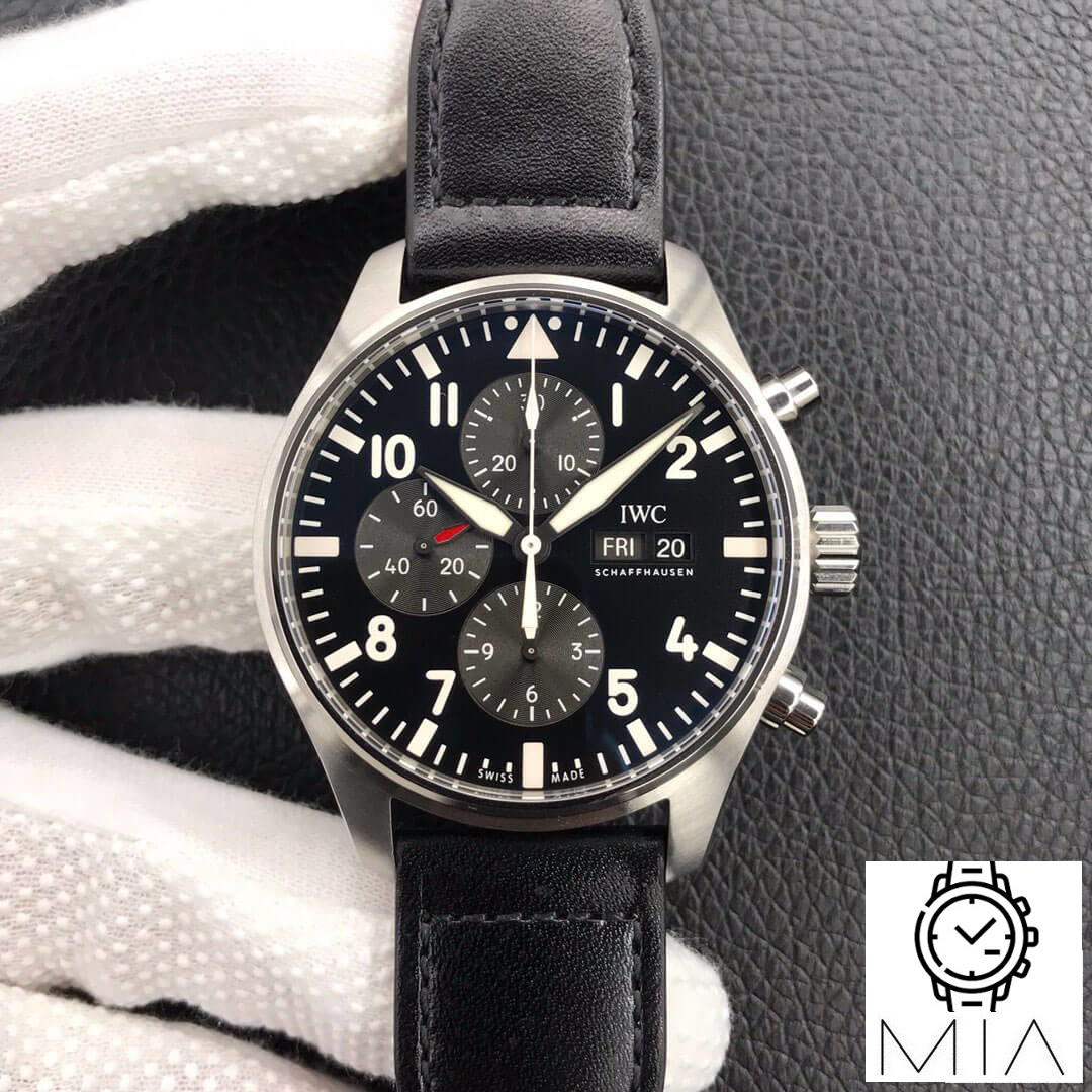 IWC Pilot IW377709 ZF Factory Black Strap