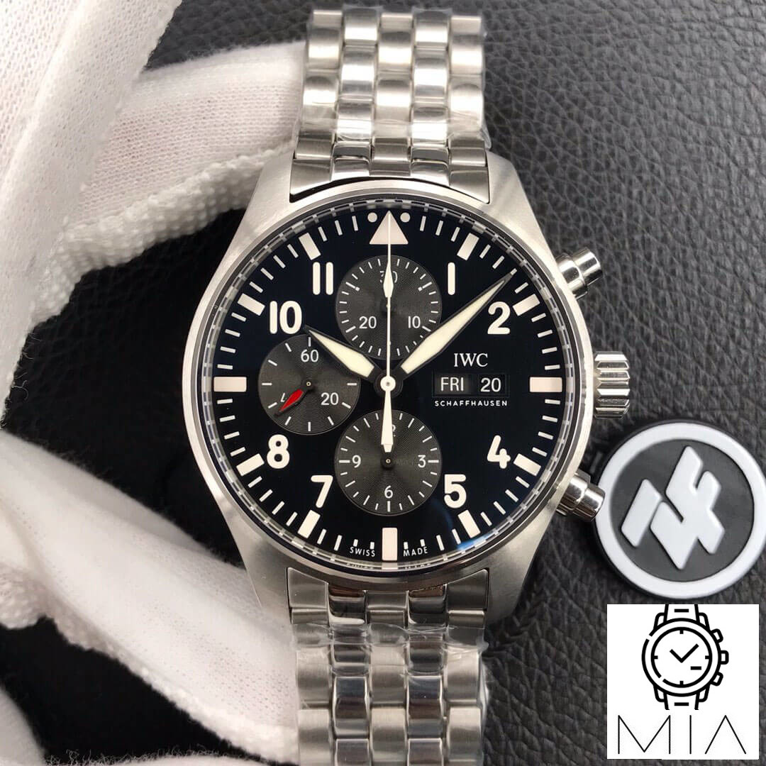 IWC Pilot IW377710 ZF Factory Stainless Steel Strap