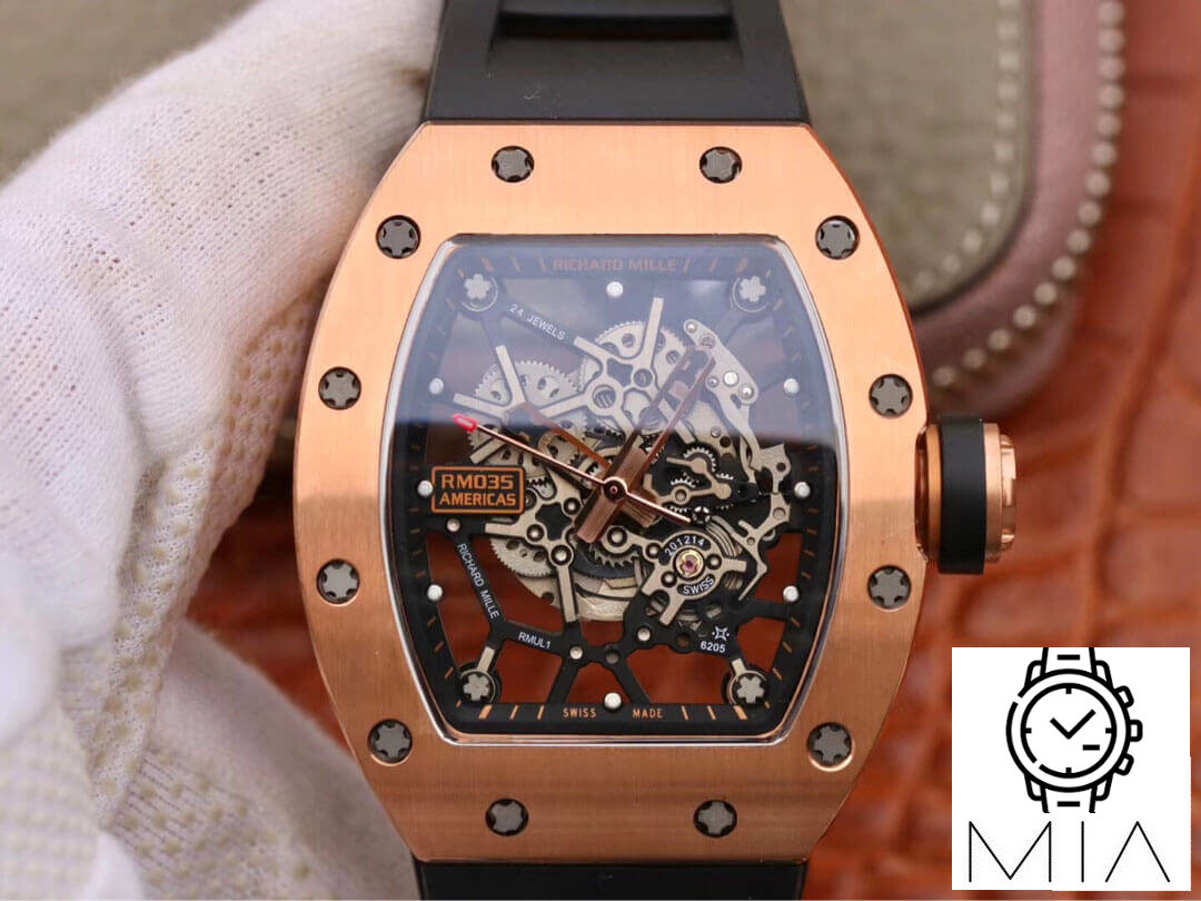 Richard Mille RM035 Americas KV Factory Rubber Strap