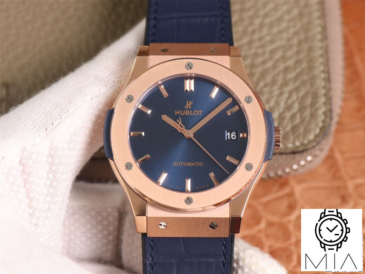 Hublot Classic Fusion 511.OX.7180.LR WWF Factory Blue Strap