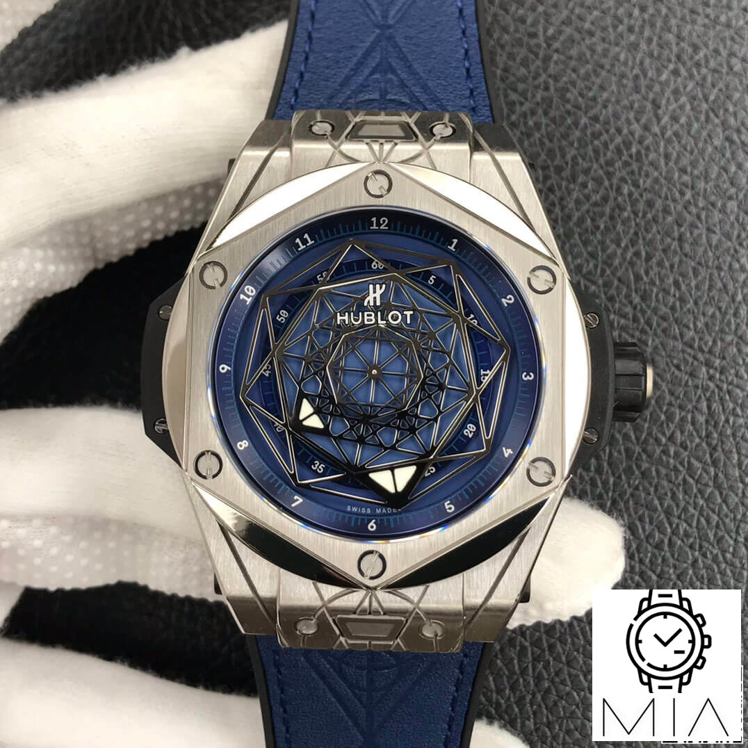 Hublot Big Bang 415.NX.7179.VR.MXM18 WWF Factory Blue Strap