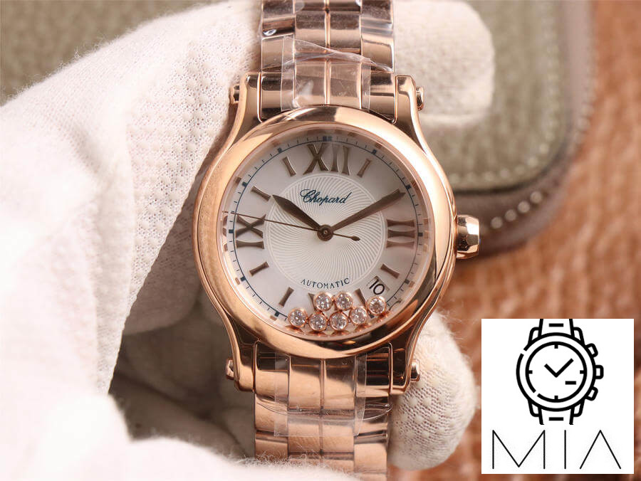 Chopard Happy Sport 274808-5002 YF Factory Rose Gold Case