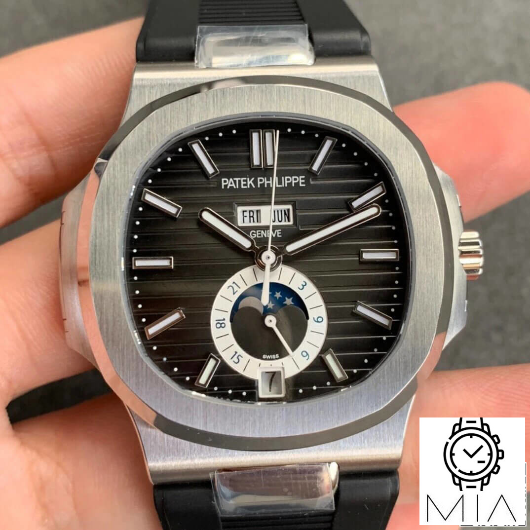Patek Philippe Nautilus 5726 GR Factory Rubber Strap